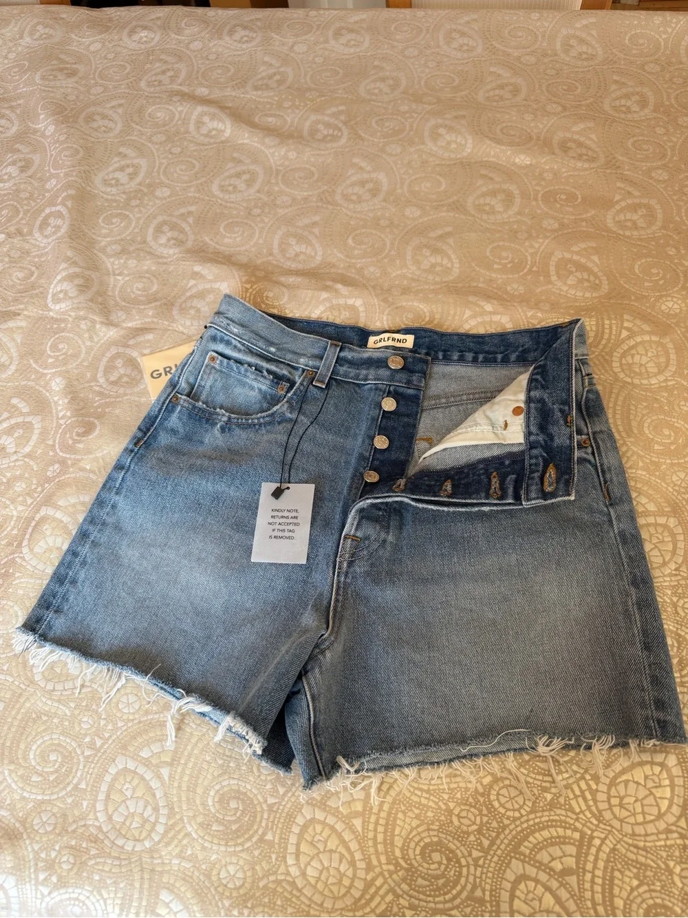 Jules Super High Rise Vintage Short in Wave Hill, size 29, NWT - Picture 4 of 8